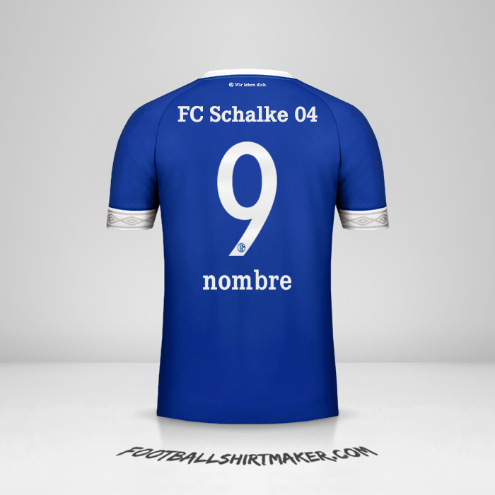Jersey Schalke 04 2018/19 -  nombre - 9