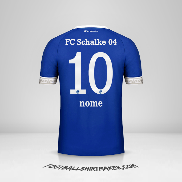 Camisola Schalke 04 2018/19 -  nome - 10