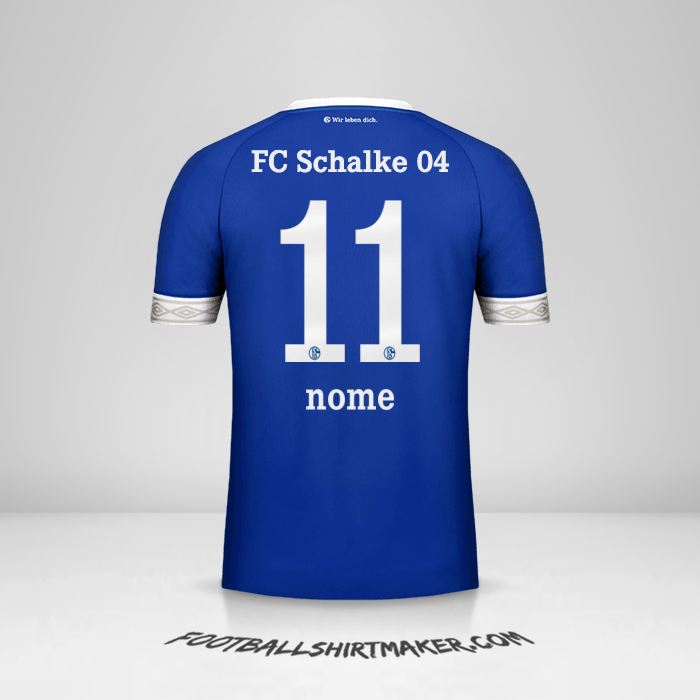 Camisa Schalke 04 2018/19 -  nome - 11