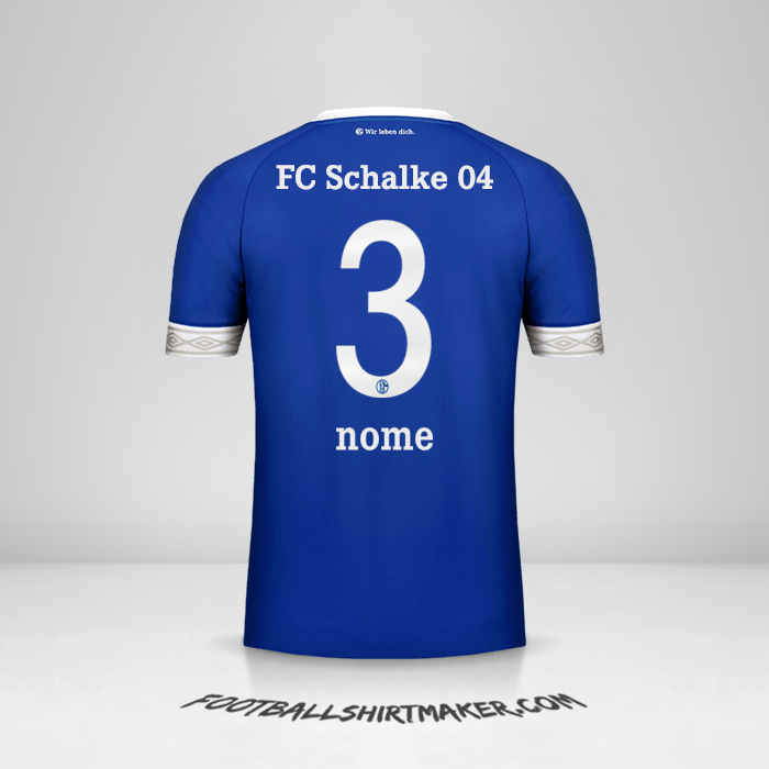 Camisa Schalke 04 2018/19 -  nome - 3