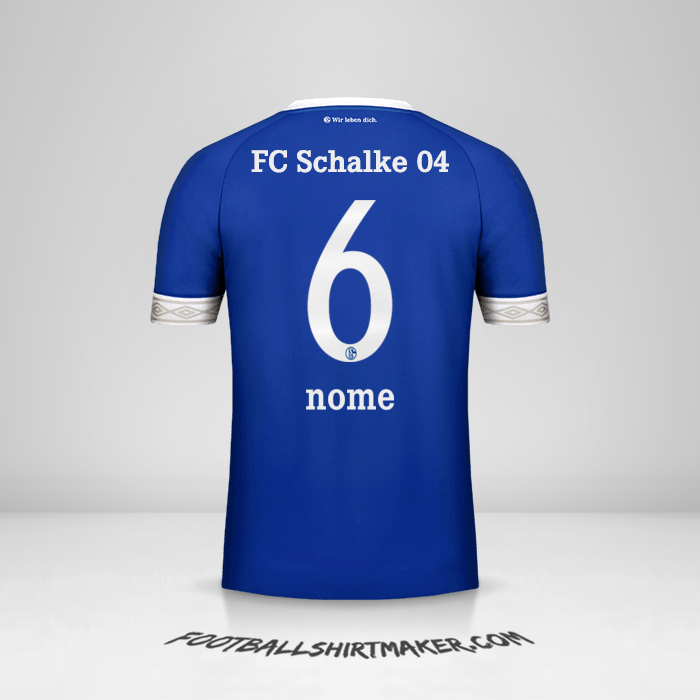 Camisa Schalke 04 2018/19 -  nome - 6