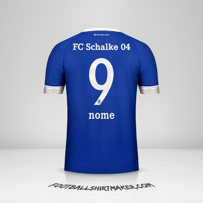 Camisa Schalke 04 2018/19 -  nome - 9