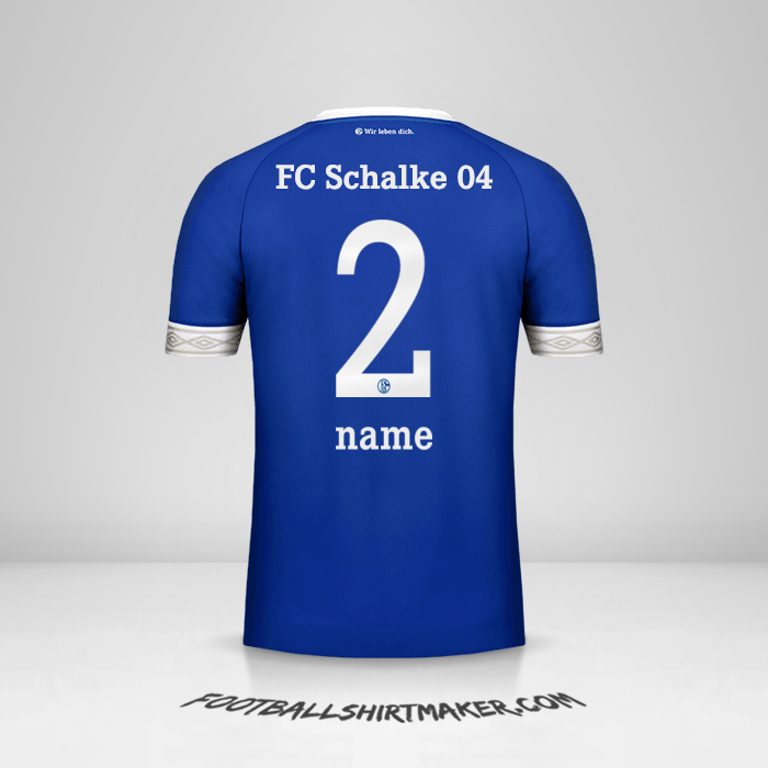 Shirt Schalke 04 2018/19 -  name - 2