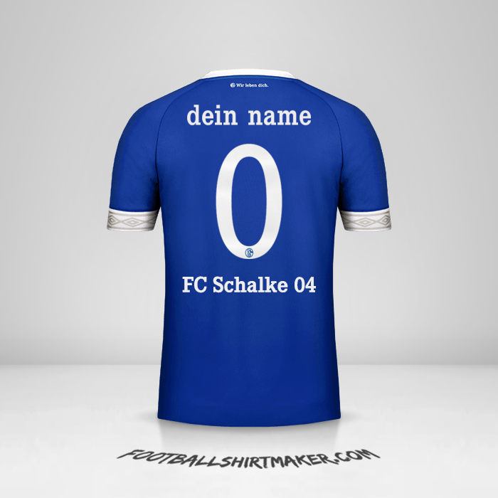 Trikot Schalke 04 Cup 2018/19 -  dein name - 0