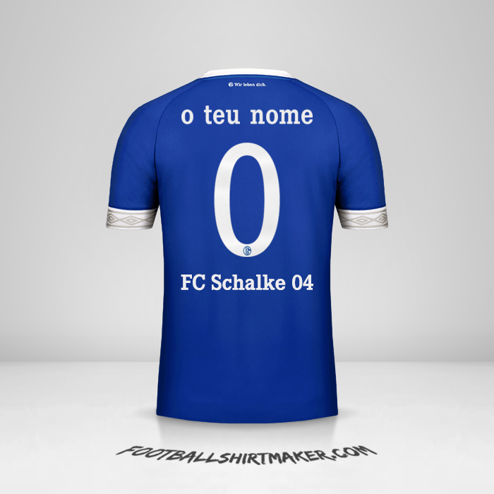 Camisola Schalke 04 Cup 2018/19 -  o teu nome - 0
