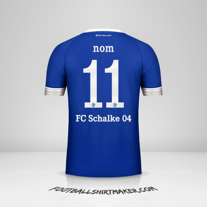 Maillot Schalke 04 Cup 2018/19 -  nom - 11