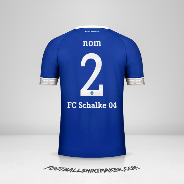Maillot Schalke 04 Cup 2018/19 -  nom - 2