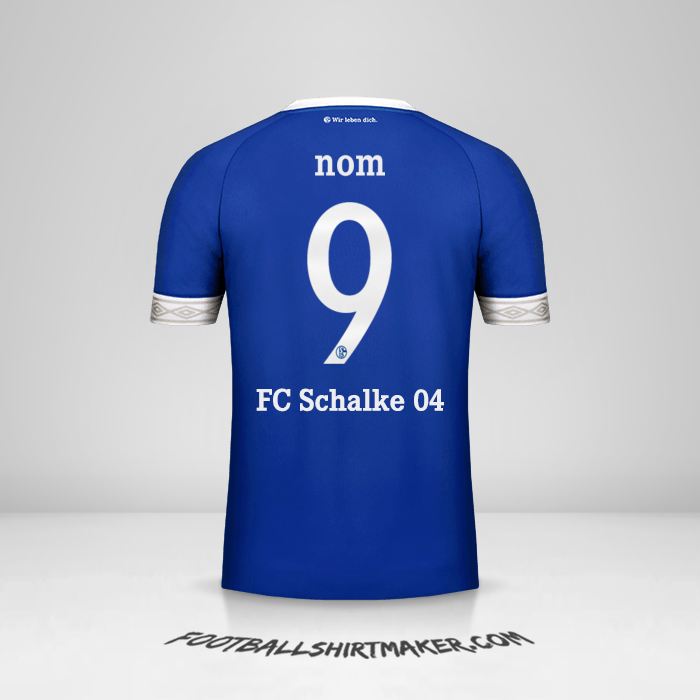 Maillot Schalke 04 Cup 2018/19 -  nom - 9
