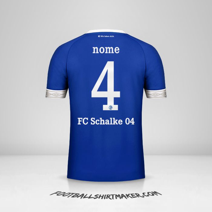 Camisola Schalke 04 Cup 2018/19 -  nome - 4