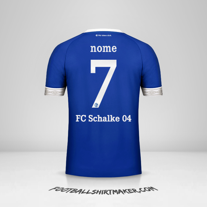 Camisa Schalke 04 Cup 2018/19 -  nome - 7