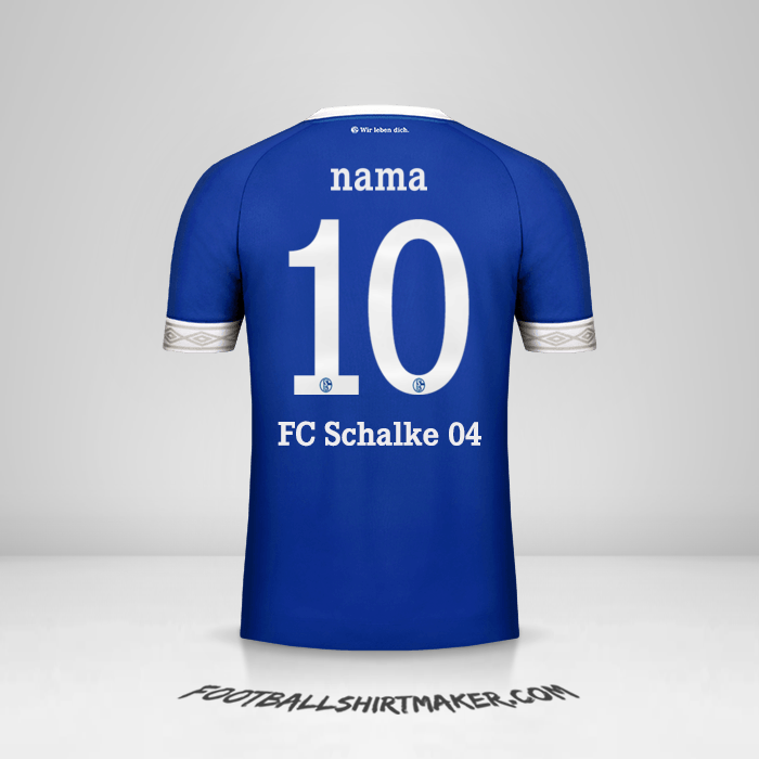 Jersey Schalke 04 Cup 2018/19 -  nama - 10