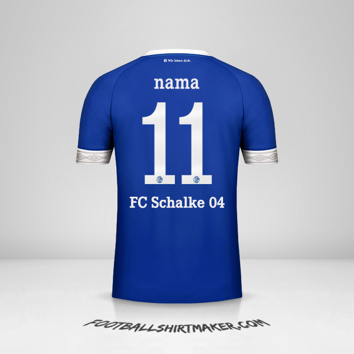 Jersey Schalke 04 Cup 2018/19 -  nama - 11