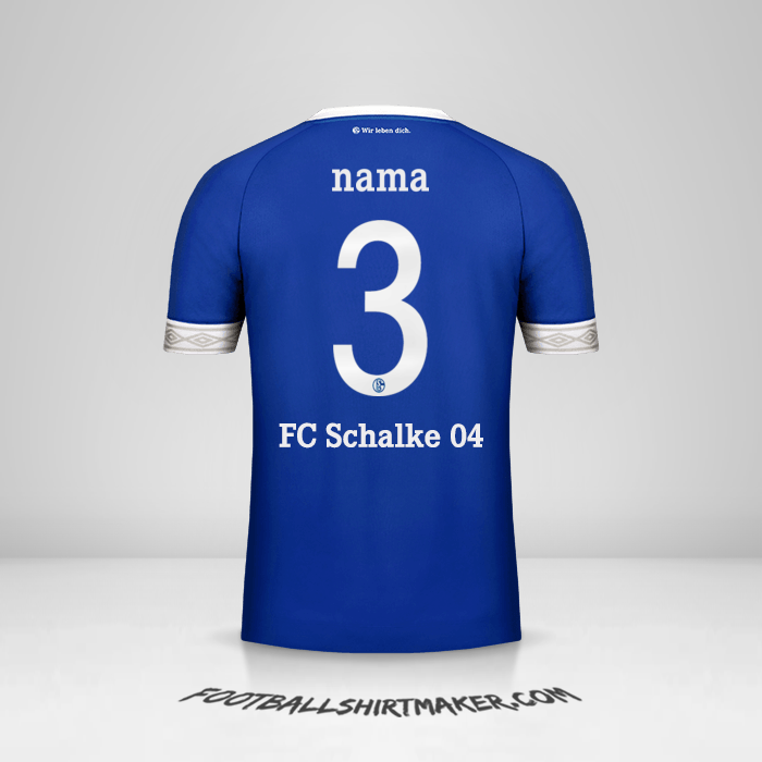 Jersey Schalke 04 Cup 2018/19 -  nama - 3