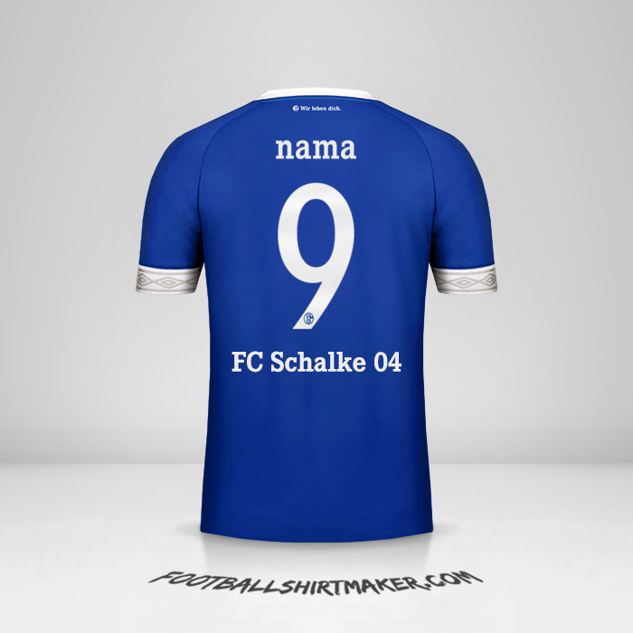 Jersey Schalke 04 Cup 2018/19 -  nama - 9