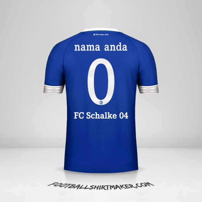 Jersey Schalke 04 Cup 2018/19 -  nama anda - 0