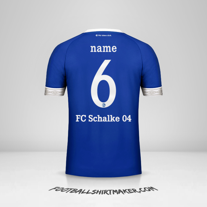 Jersey Schalke 04 Cup 2018/19 -  name - 6