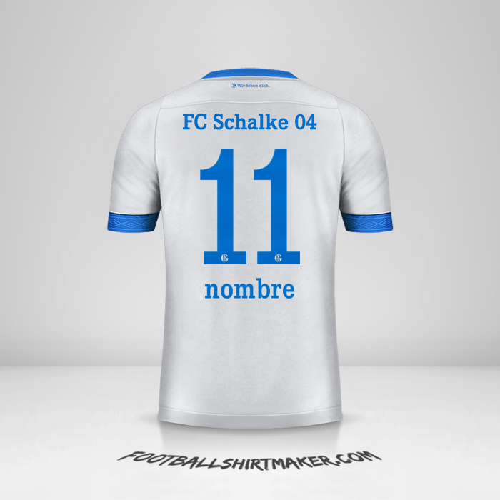 Jersey Schalke 04 2018/19 Visita -  nombre - 11