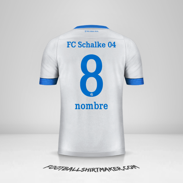 Camiseta Schalke 04 2018/19 Visita -  nombre - 8