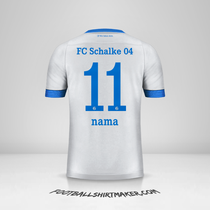 Jersey Schalke 04 2018/19 Alternatif -  nama - 11