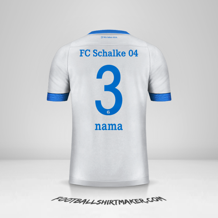 Jersey Schalke 04 2018/19 Alternatif -  nama - 3