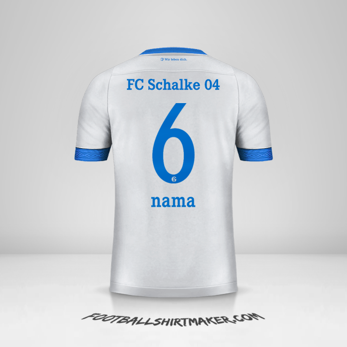 Jersey Schalke 04 2018/19 Alternatif -  nama - 6