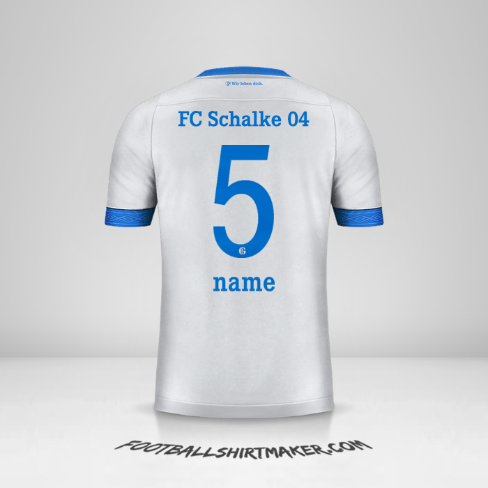 Jersey Schalke 04 2018/19 Away -  name - 5