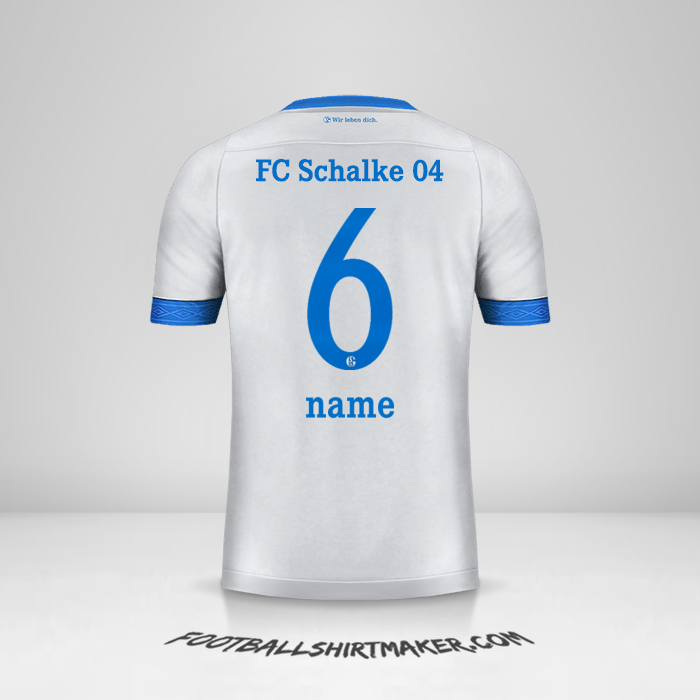Trikot Schalke 04 2018/19 Auswärts -  name - 6