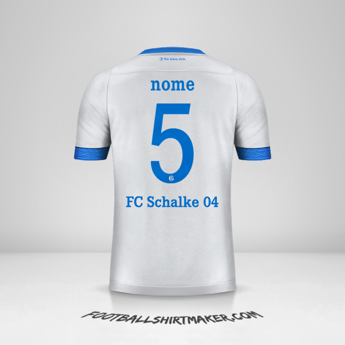 Maglia Schalke 04 Cup 2018/19 Seconda -  nome - 5
