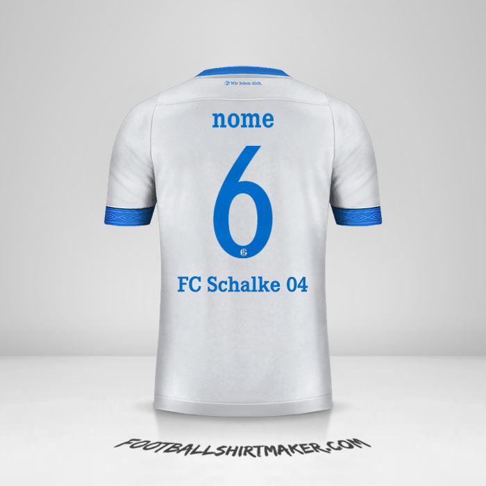 Maglia Schalke 04 Cup 2018/19 Seconda -  nome - 6
