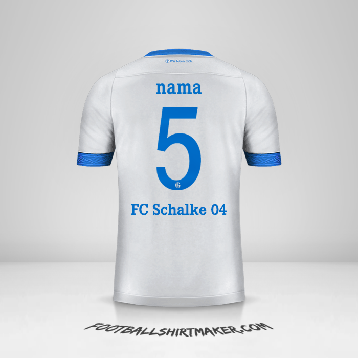 Jersey Schalke 04 Cup 2018/19 Alternatif -  nama - 5