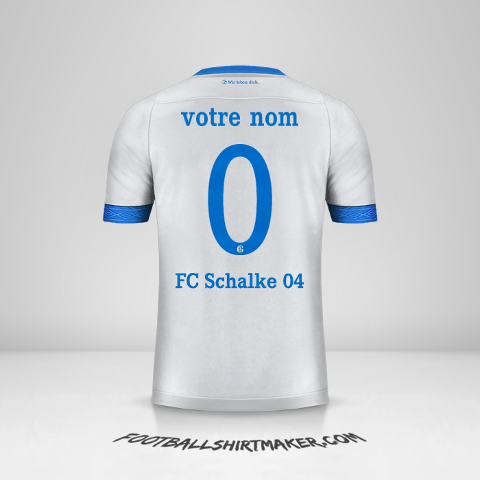 Maillot Schalke 04 Cup 2018/19 II -  votre nom - 0