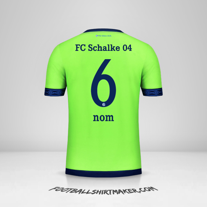 Maillot Schalke 04 2018/19 Troisième -  nom - 6