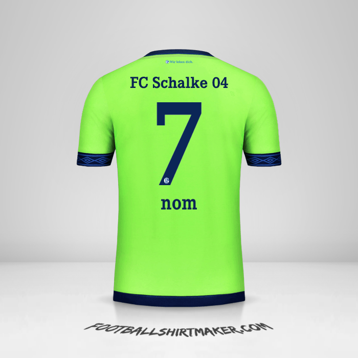 Maillot Schalke 04 2018/19 Troisième -  nom - 7