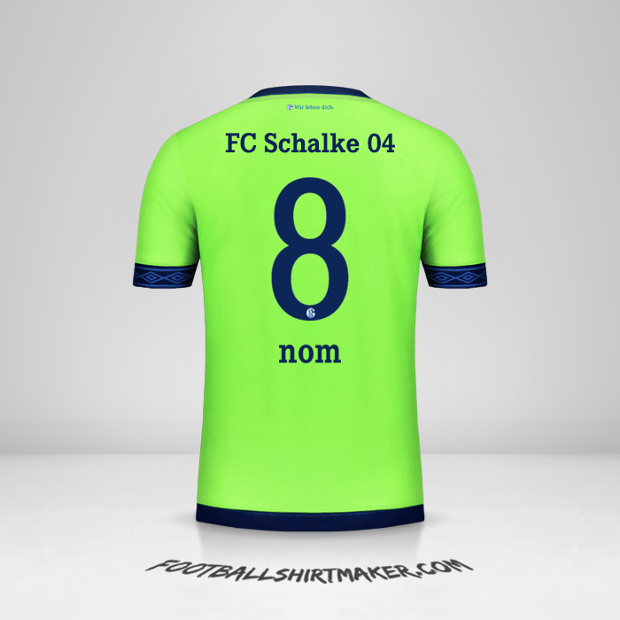 Maillot Schalke 04 2018/19 Troisième -  nom - 8