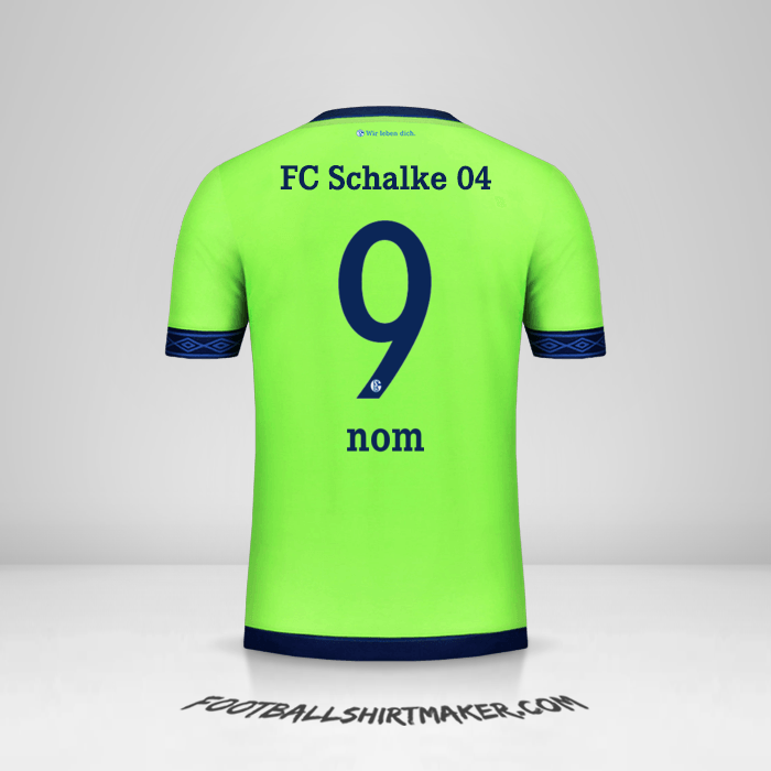 Maillot Schalke 04 2018/19 Troisième -  nom - 9