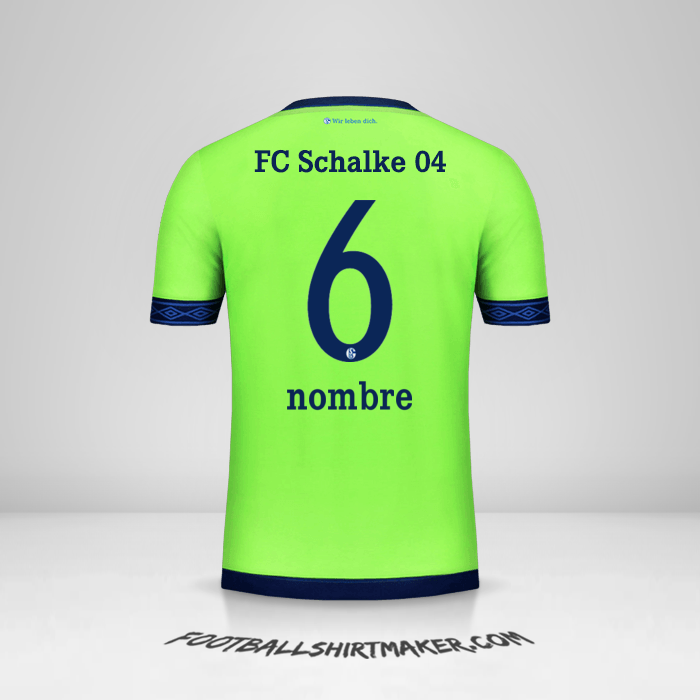 Jersey Schalke 04 2018/19 Tercera -  nombre - 6