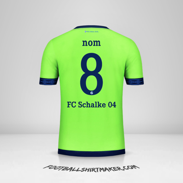 Maillot Schalke 04 Cup 2018/19 Troisième -  nom - 8