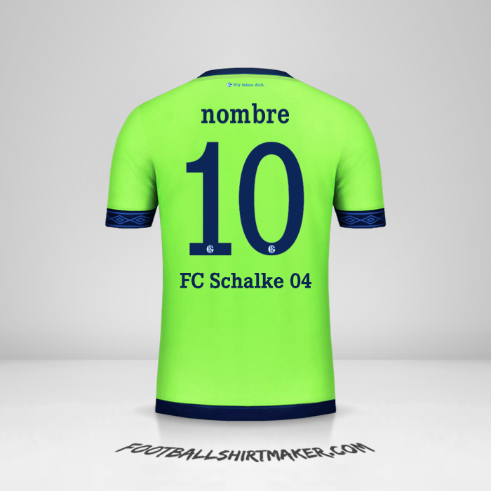 Jersey Schalke 04 Cup 2018/19 Tercera -  nombre - 10