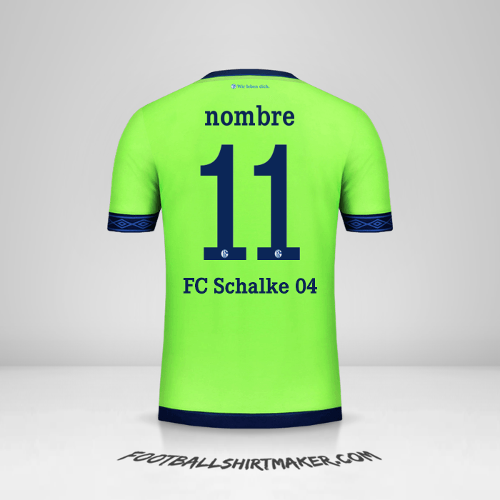 Jersey Schalke 04 Cup 2018/19 Tercera -  nombre - 11