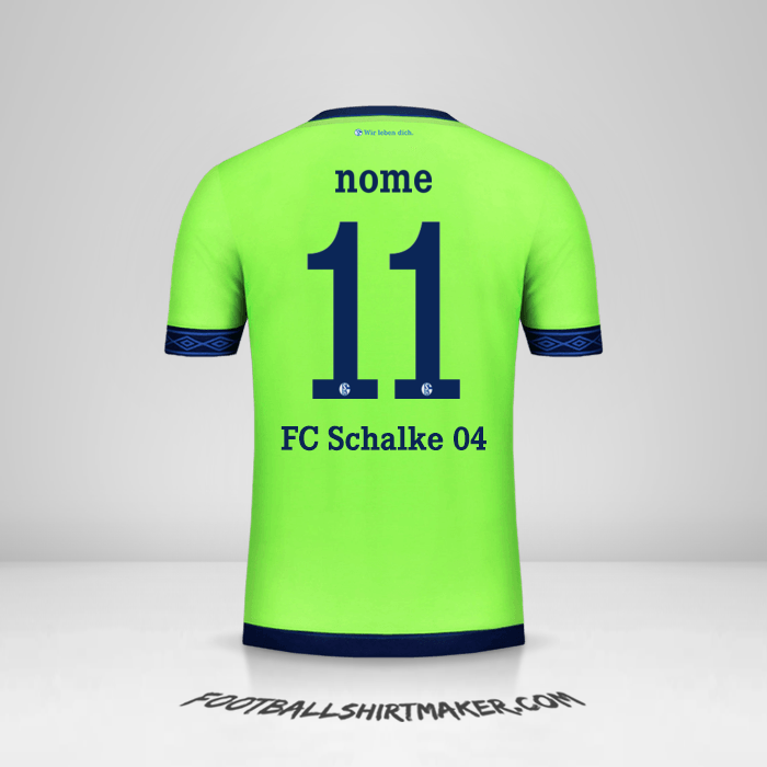 Camisola Schalke 04 Cup 2018/19 Terceira -  nome - 11