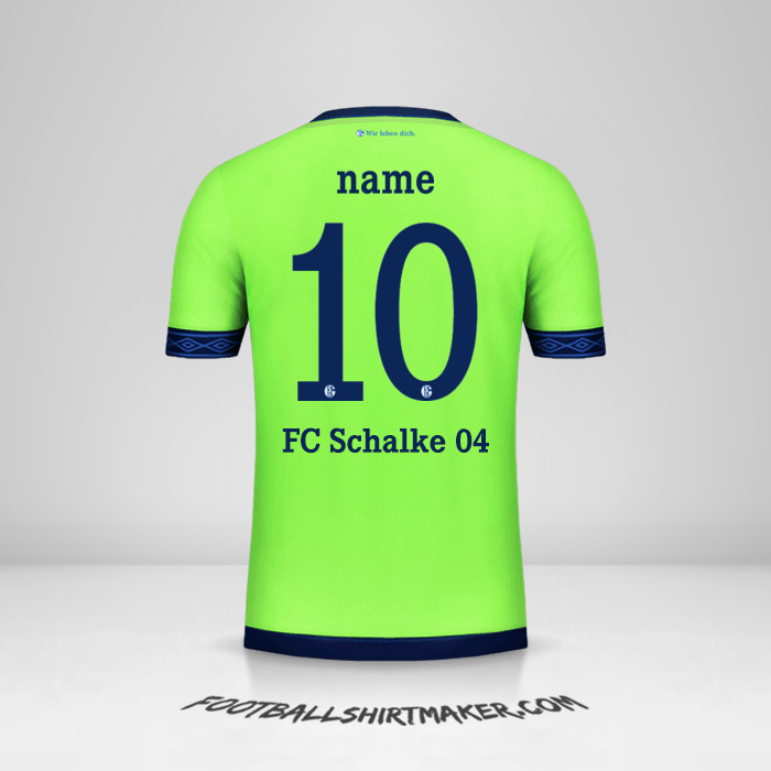 Shirt Schalke 04 Cup 2018/19 Third -  name - 10