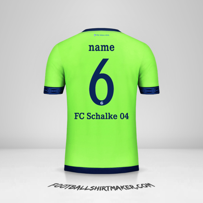 Trikot Schalke 04 Cup 2018/19 Dritte -  name - 6