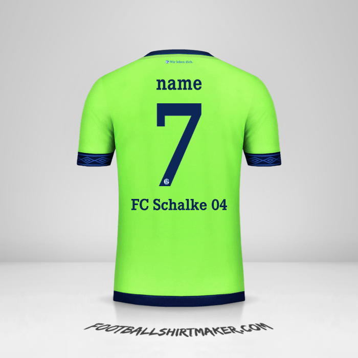 Shirt Schalke 04 Cup 2018/19 Third -  name - 7