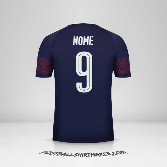 Camisa Arsenal Cup 2018/19 Alternativa -  nome - 9