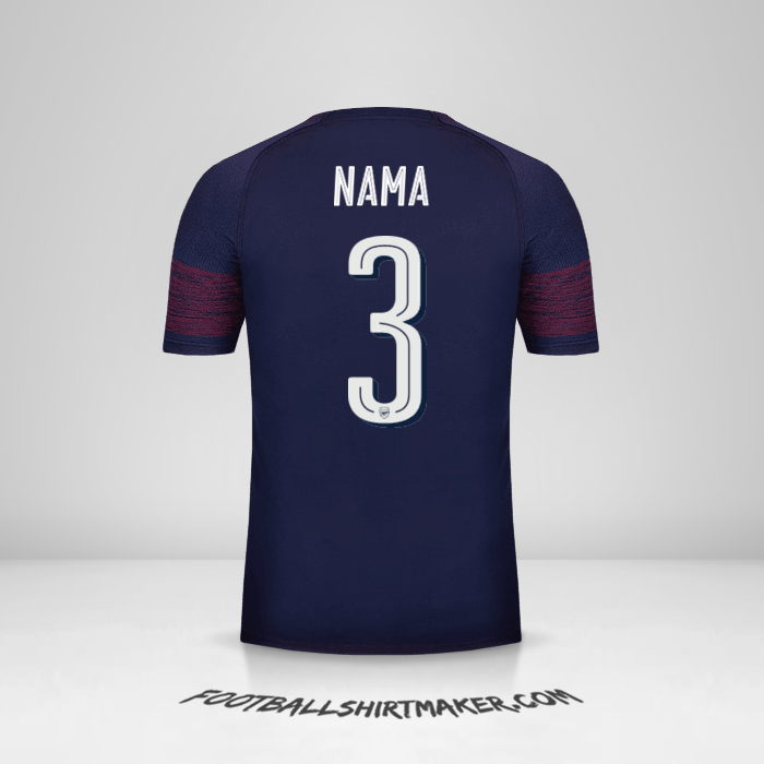 Jersey Arsenal Cup 2018/19 Alternatif -  nama - 3
