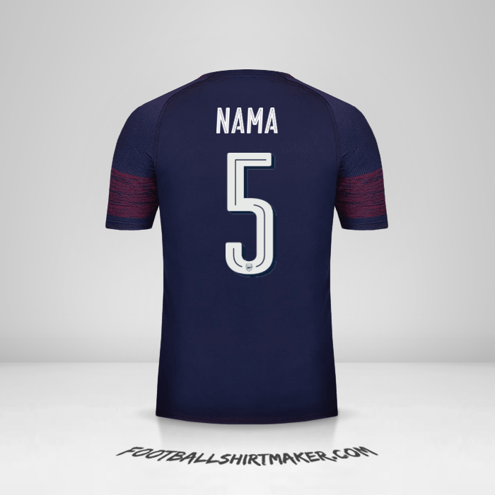 Jersey Arsenal Cup 2018/19 Alternatif -  nama - 5