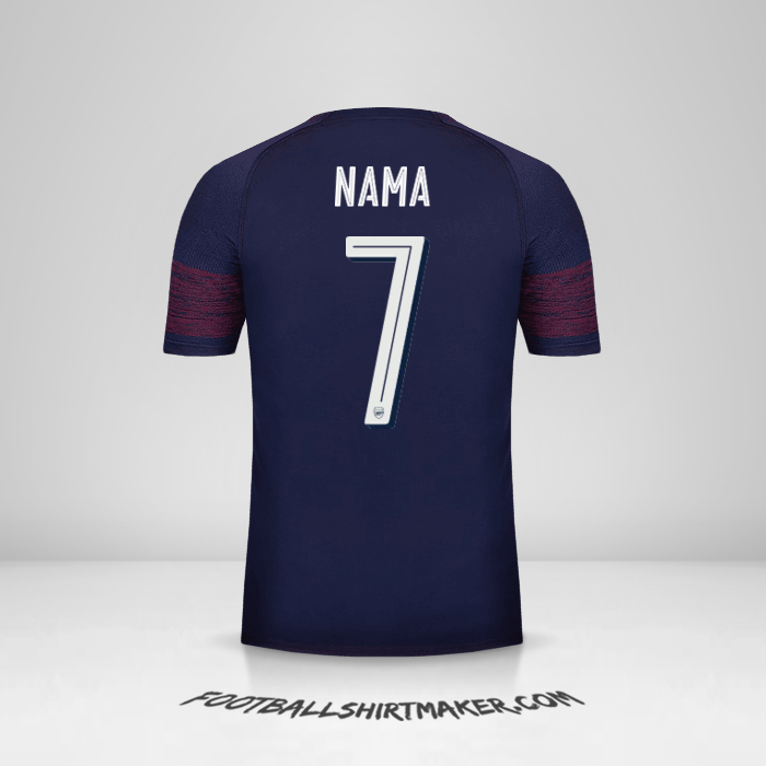 Jersey Arsenal Cup 2018/19 Alternatif -  nama - 7