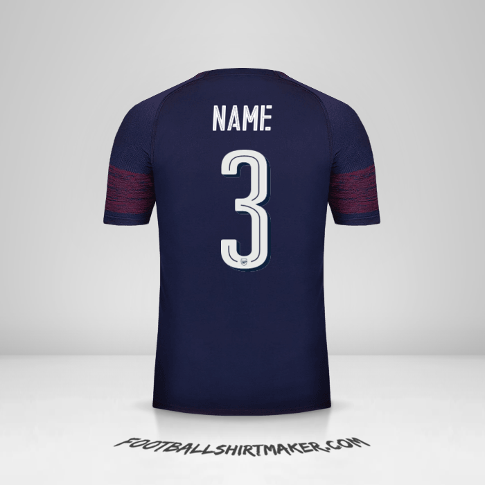 Jersey Arsenal Cup 2018/19 Away -  name - 3