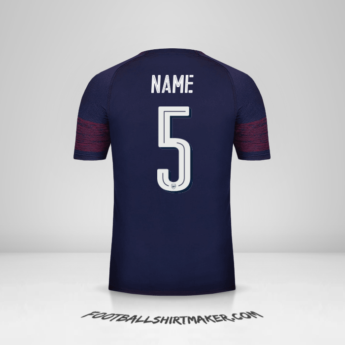 Trikot Arsenal Cup 2018/19 Auswärts -  name - 5