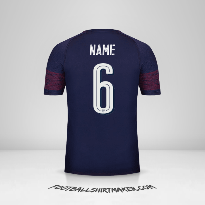 Trikot Arsenal Cup 2018/19 Auswärts -  name - 6